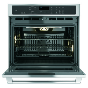 Four encastré simple électrique à convection GE Café de 30 po, acier inoxydable, CT9050SHSS