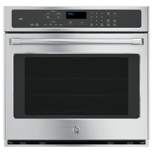 GE Café 30" Electric Convection Single Wall Oven Stainless Steel CT9050SHSS