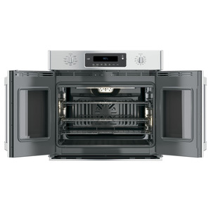 Four encastré simple à convection professionnel GE Café, 30 po avec porte à deux battants, acier inoxydable, CT9070SHSS