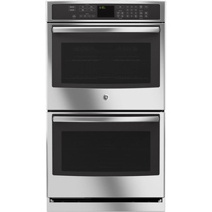 GE PROFILE 30" Self Clean Convection Double Wall Oven Stainless Steel PT7550SFSS