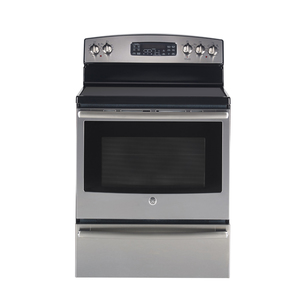 GE 30" Electric Freestanding True Convection Range with Warming Drawer Stainless Steel JCB860SJSS