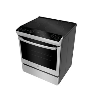 Cuisinière électrique encastrée GE Profile 30 po éléments à induction, acier inoxydable PCHS920SMSS