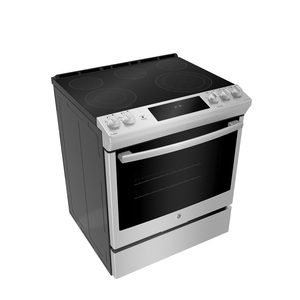 Cuisinière électrique encastrée GE Profile 30 po et tiroir de rangement, acier inoxydable PCS915SMSS