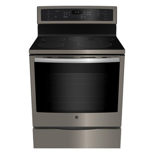 GE Profile 30" Electric Free Standing Induction Range with Storage Drawer Slate - PCHB920EMES GE Profile 30" Electric Free Standing Induction Range with Storage Drawer Slate - PCHB920EMES