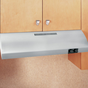 GE Hotte à installer sous une armoire de 24 po Acier Inoxydable JV248PSS