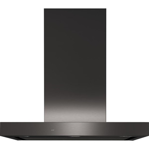 30" WiFi Enabled Designer Wall Mount Hood with Perimeter Venting Black Stainless Steel - UVW9301BLTS