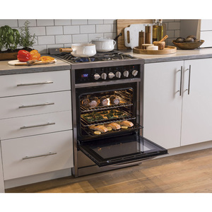 Haier 24 po Cuisière à cuisson à gaz en Acier inoxydable HCR2250AGS