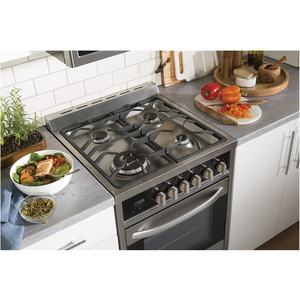 Haier 24 po Cuisière à cuisson à gaz en Acier inoxydable HCR2250AGS