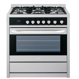 Haier 36 po Cuisière à cuisson à gaz en Acier inoxydable HCR6250AGS