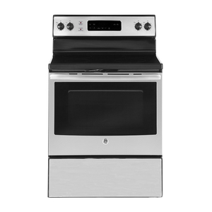 GE 30" Electric Freestanding Range with Storage Drawer Stainless Steel JCB635SKSS