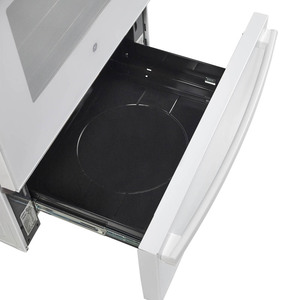 GE Cuisinière électrique de 30 po avec four autonettoyant Blanc JCB860DKWW