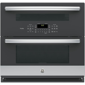 Four encastré double électrique à convection européenne véritable GE Profile de 30 po, acier inoxydable, - PT9200SL1SS