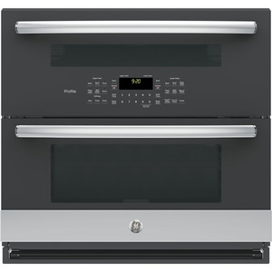 GE Profile 30" True European Convection Double Wall Oven Stainless Steel PT9200SLSS