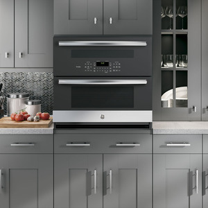 Four encastré double électrique à convection européenne véritable GE Profile de 30 po, acier inoxydable, PT9200SLSS