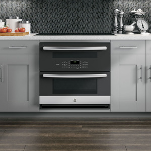 Four encastré double électrique à convection européenne véritable GE Profile de 30 po, acier inoxydable, PT9200SLSS