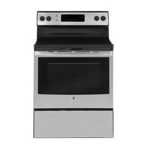GE 30" Electric Freestanding Range with Storage Drawer Stainless Steel JCB630SKSS