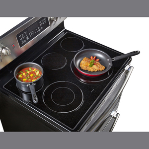 GE Cuisinière électrique de 30 po avec four à convection Acier inoxydable JCB860SKSS