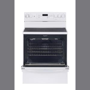 GE Cuisinière électrique 30 po Blanc JCB840DKWW