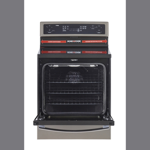 GE Profile Cuisinière a convection véritable électrique 30 po Ardoise PCB915EKES