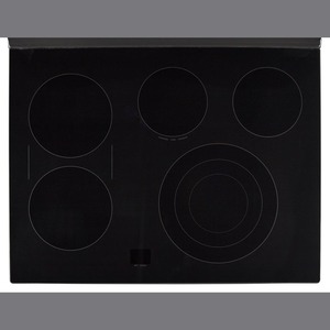 GE Profile Cuisinière de 30 po avec four à convection autonettoyant Ardoise PCB940EKES