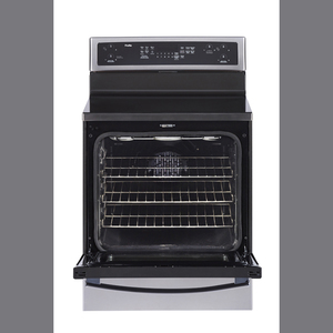 GE Profile Cuisinièrea convection véritable électrique 30 po Acier Inoxydale PCB915SKSS