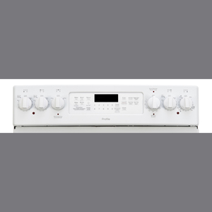 GE Profile Cuisinière a convection véritable électrique 30 po avec tiroir de cuisson Blanc PCB985DKWW