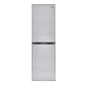 Haier réfrigérateur à congélateur inférieur de 10 pi3 en acier inoxydable avec porte à ouverture latérale, HRB10N2BGS