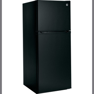GE 11.55 cu.ft. Top Freezer Refrigerator Black GPE12FGKBB