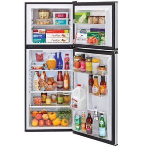 Haier réfrigérateur à congélateur supérieur de 11,5 pi3 en acier inoxydable, HA12TG21SS