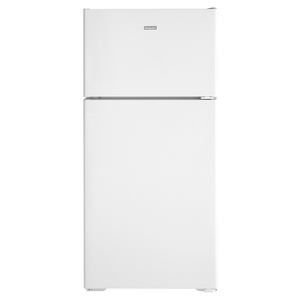 Réfrigérateur à congélateur supérieur Hotpoint homologué Energy Star® de 15,6 pi³, blanc - HPE16BTNLWW