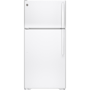 GE 14.6 cu.ft. Top Freezer Refrigerator White GTE15CTHLBWW