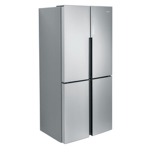 Haier réfrigérateur 4 portes à congélateur inférieur de 16 pi3 en acier inoxydable, HRQ16N3BGS