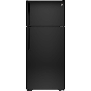 GE Réfrigérateur à congélateur supérieur de 17.5 pi.cu. Noir GTE18GTHBB