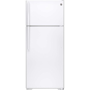GE Réfrigérateur à congélateur supérieur de 17.5 pi.cu. Blanc GTE18CTHHRWW