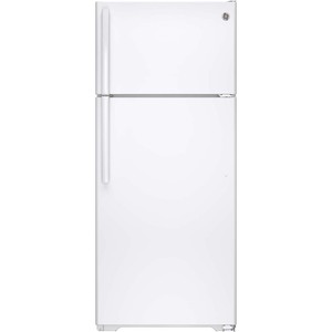 GE Réfrigérateur à congélateur supérieur de 17.5 pi.cu. Blanc GTE18GTHWW