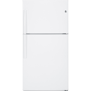 GE 21.2 cu.ft. Top Freezer Refrigerator White GTE21GTHWW