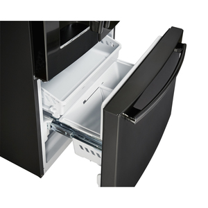 Réfrigérateur GE Profile homologué Energy Star de 17,5 pi³ avec porte à deux battants, acier inoxydable - PYE18HBLKTS