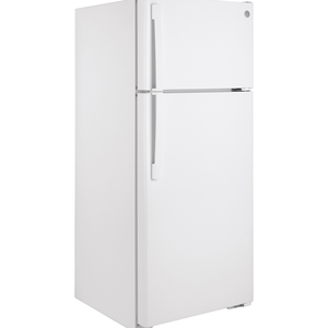 GE Energy Star® 17.5 Cu. Ft. Top-Freezer Refrigerator White - GTE18DTNRWW