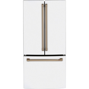 Café™ 18.6 Cu. Ft. Counter-Depth French-Door Refrigerator Matte White - CWE19SP4NW2