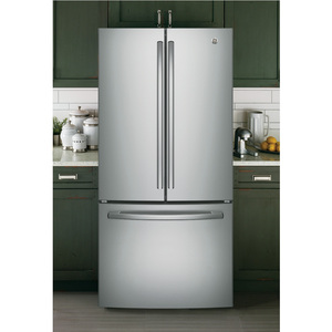 Réfrigérateur GE à profondeur de comptoir de 18,6 pi3 avec porte à deux battants acier inoxydable - GWE19JSLSS