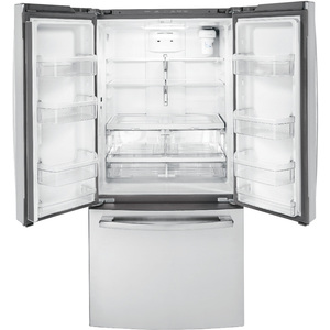 Réfrigérateur GE à profondeur de comptoir de 18,6 pi3 avec porte à deux battants acier inoxydable - GWE19JSLSS