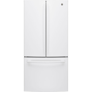 Réfrigérateur GE à profondeur de comptoir de 18,6 pi3 avec porte à deux battants blanc - GWE19JGLKFWW