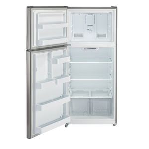 Moffat Réfrigérateur à congélateur supérieur de 18 pi³ Acier Inoxydable MTE18HSKLSS