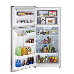 Moffat Réfrigérateur à congélateur supérieur de 18 pi³ Acier Inoxydable MTS18GSHLSS