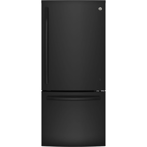GE Réfrigérateur à congélateur inférieur de 20.9 pi³ Noir - GDE21DGKFKBB