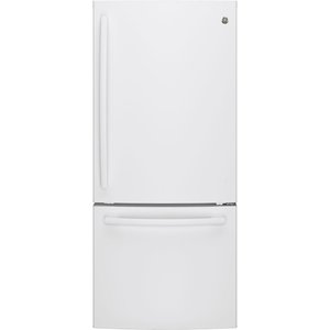 GE Réfrigérateur à congélateur inférieur de 20.2 pi³ Blanc GBE21AGKGKWW