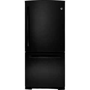 GE 20.2 cu.ft. Bottom Freezer Refrigerator Black GDR20DTERBB