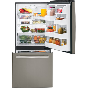 GE Profile Réfrigérateur à congélateur inférieur de 20.2 pi.cu. Ardoise PDR20KMHRES