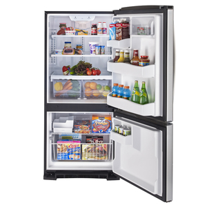 GE Réfrigérateur à congélateur inférieur de 20.2 pi.cu. Acier Inoxydable GBR20DSERBS