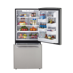 GE Réfrigérateur à congélateur inférieur de 20.2 pi.cu. Acier Inoxydable GDR20ESERBS